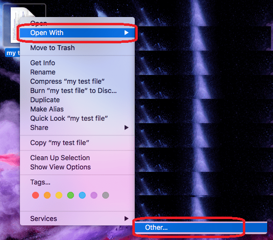set photosho as default for psd mac